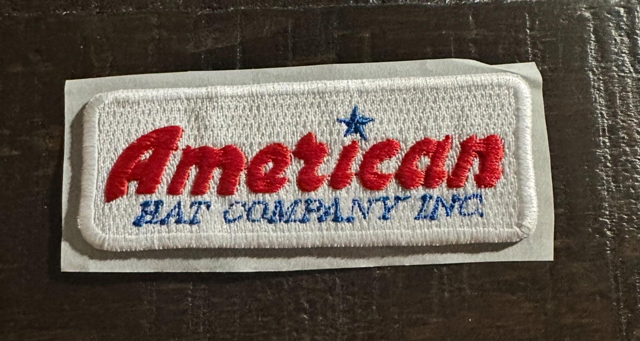 American Embroidered Hat Patch