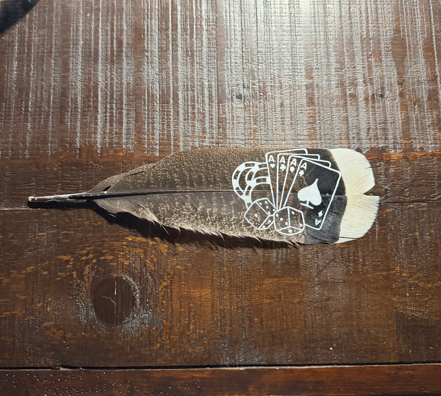 The Gambler Custom Feather