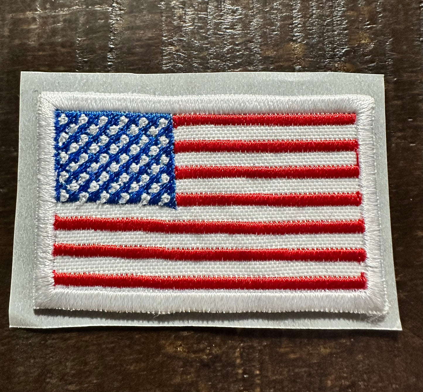 American Flag Embroidered Hat Patch