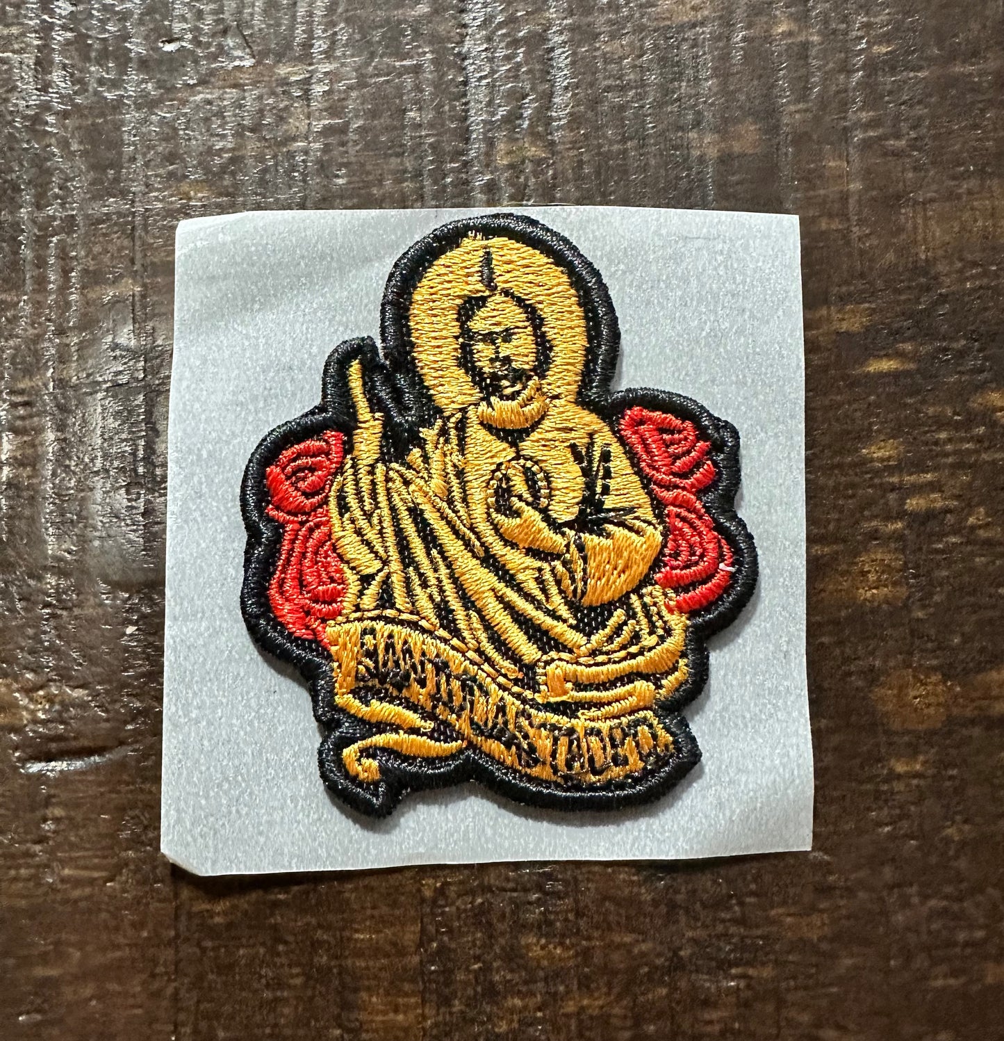 San Judas Tadeo Embroidered Hat Patch