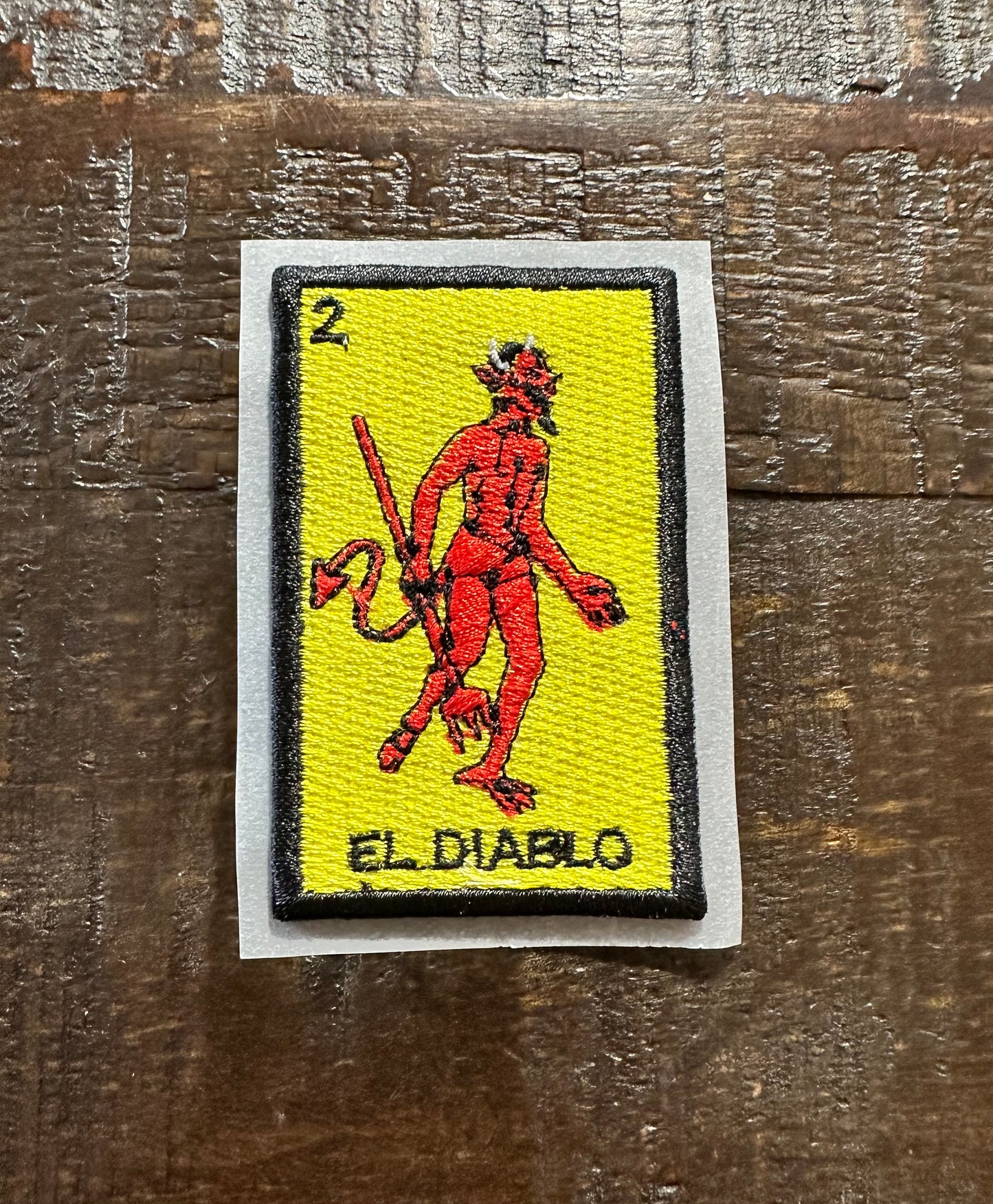 El Diablo Embroidered Hat Patch