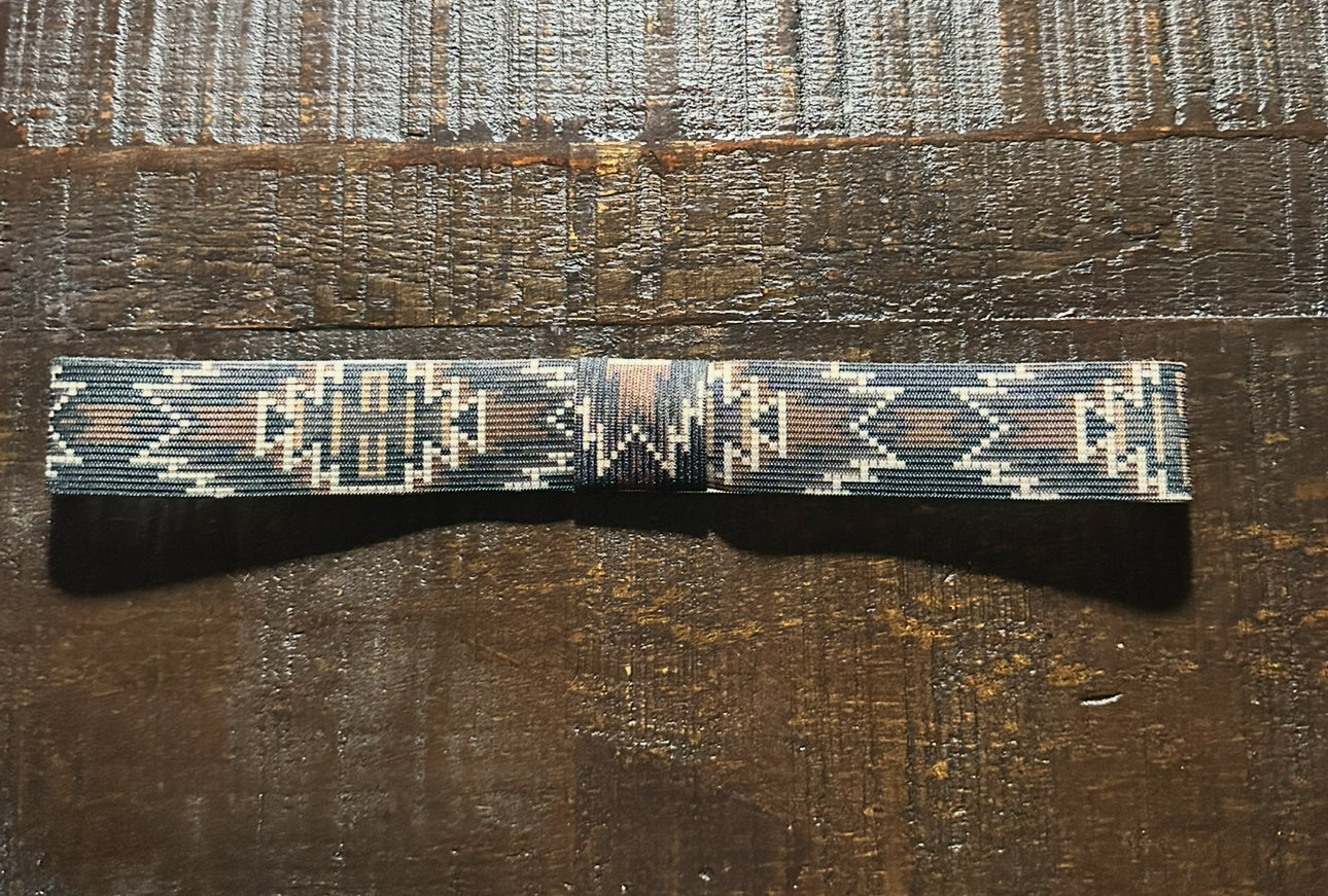 Black and Brown Elastic Hat Band