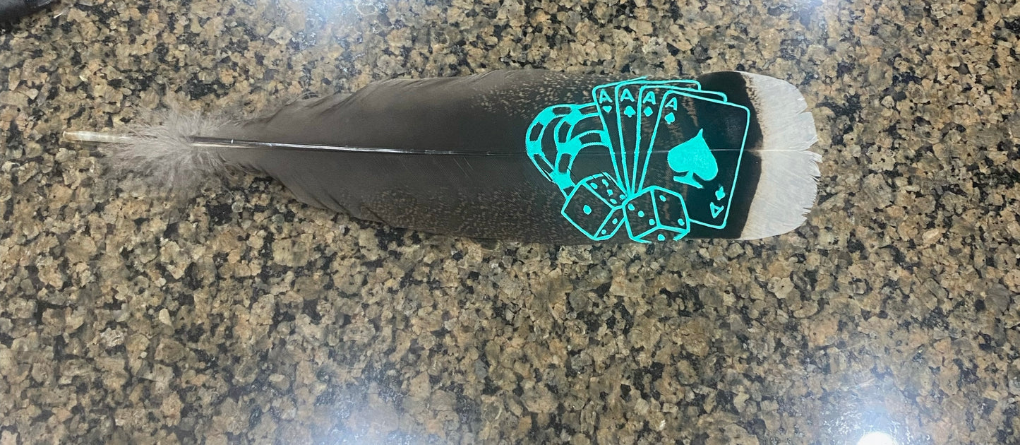 The Gambler Custom Feather