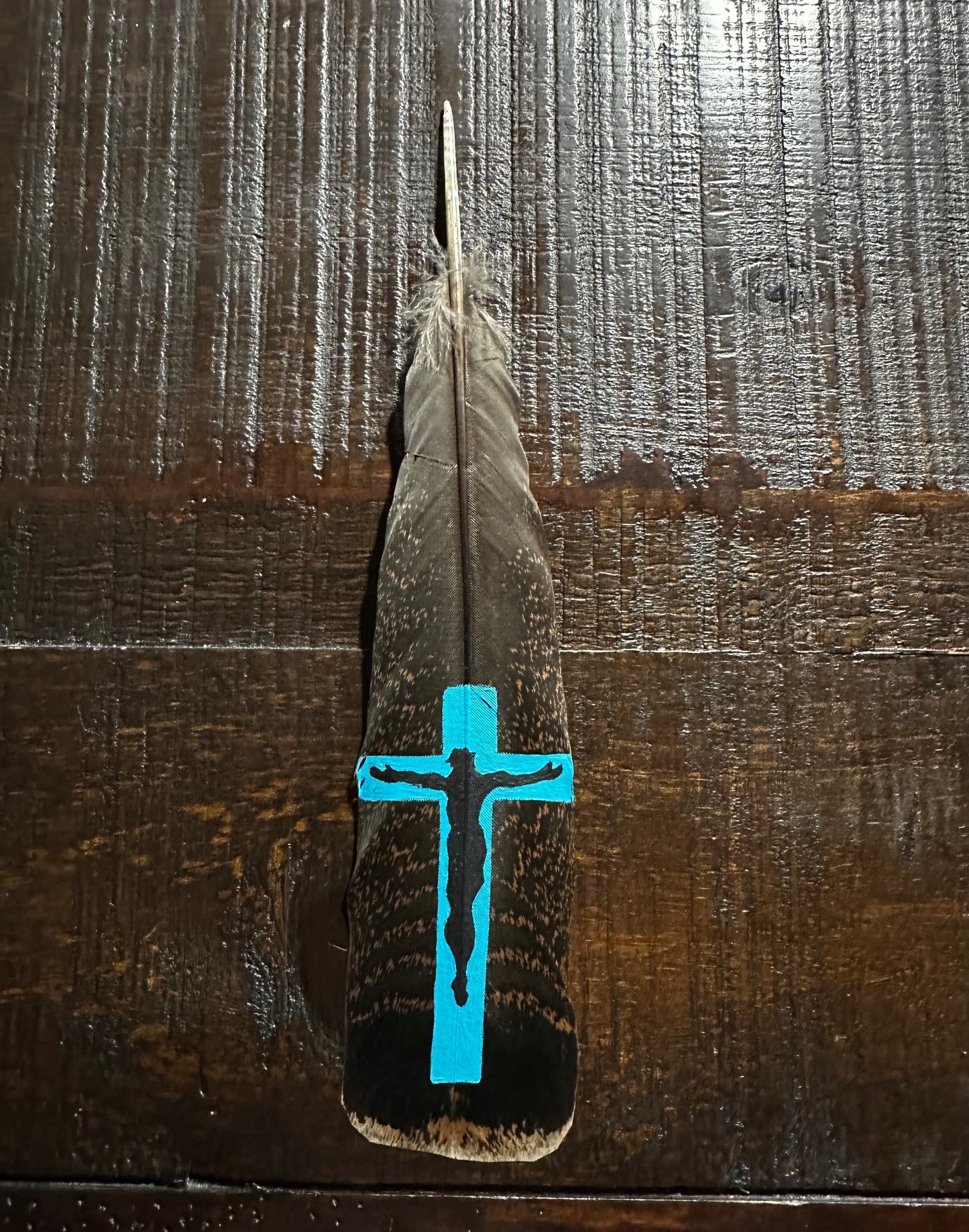 Custom Cross Feather