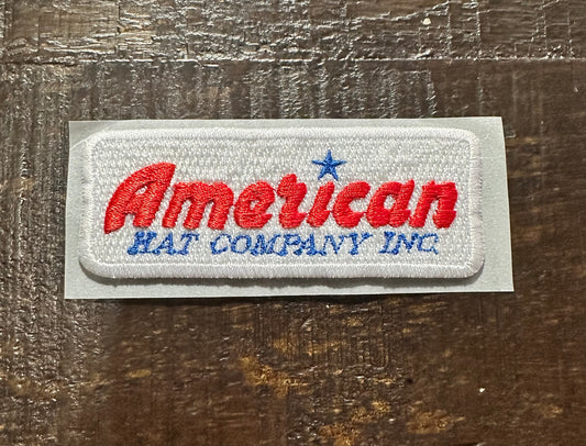 American Embroidered Hat Patch