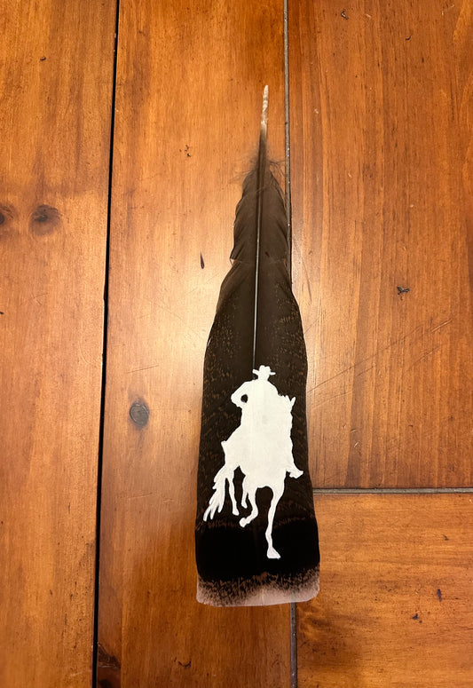 Custom Cowboy Feather