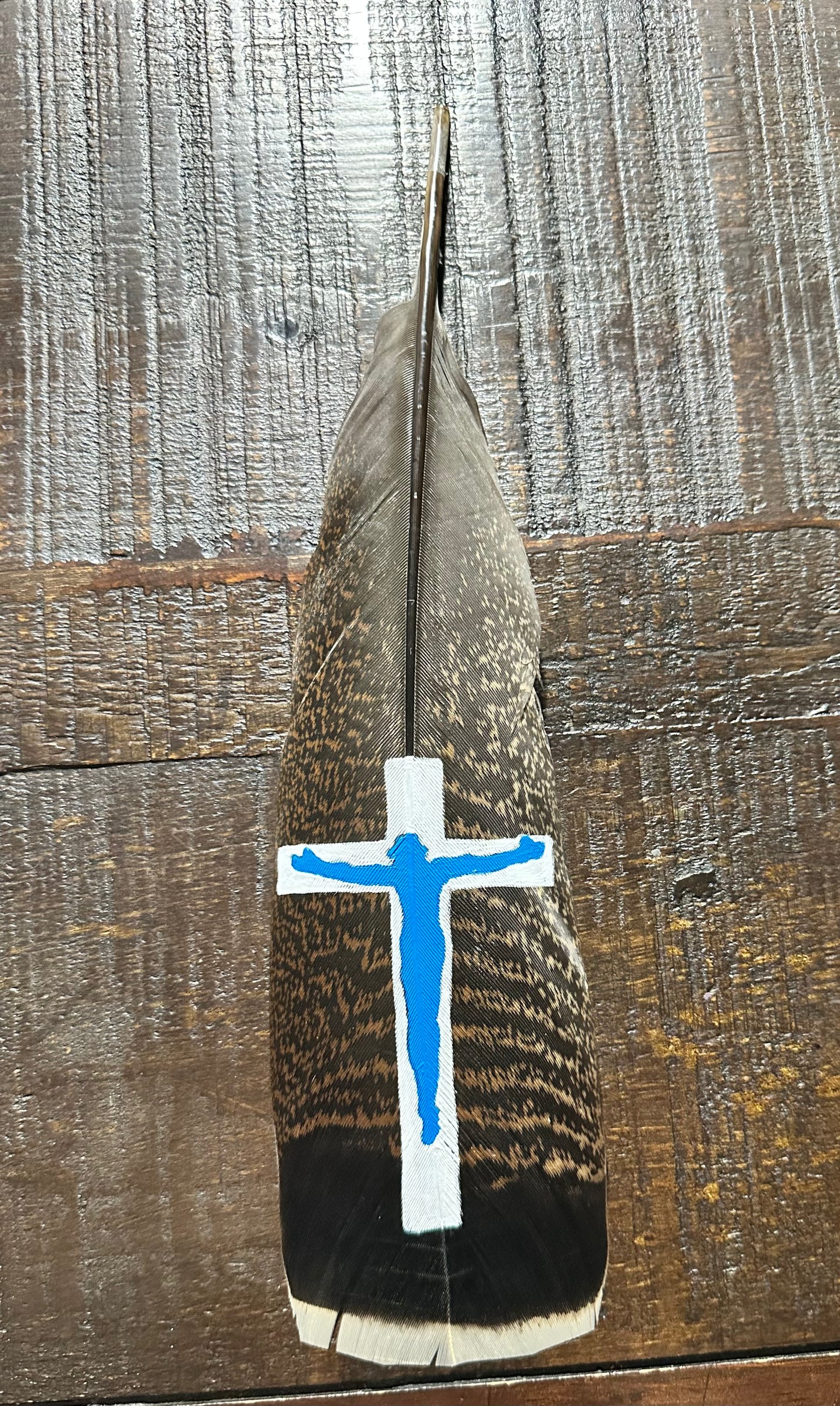 Custom Cross Feather