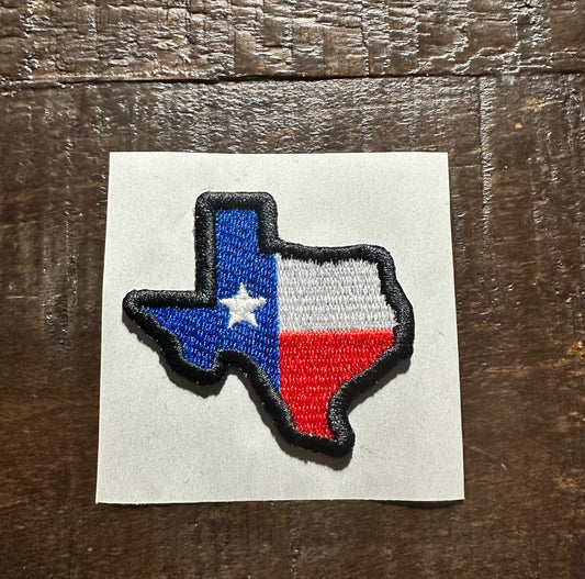 State of Texas Flag Embroidered Hat Patch