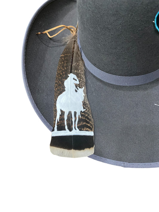 Custom Cowboy Feather
