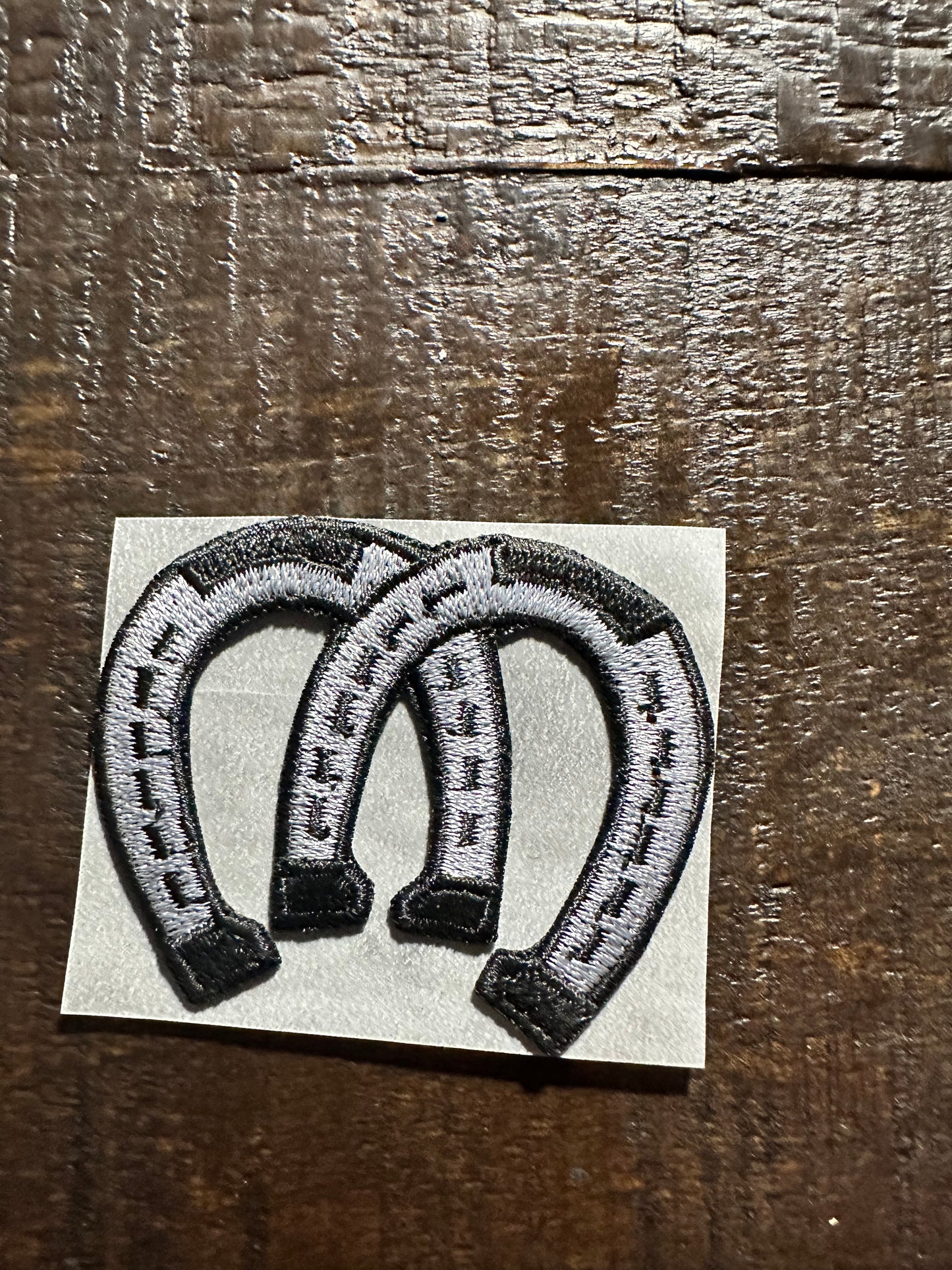 Horseshoes Embroidered. Patch