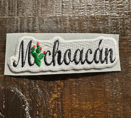 Michoacan Embroidered Hat Patch