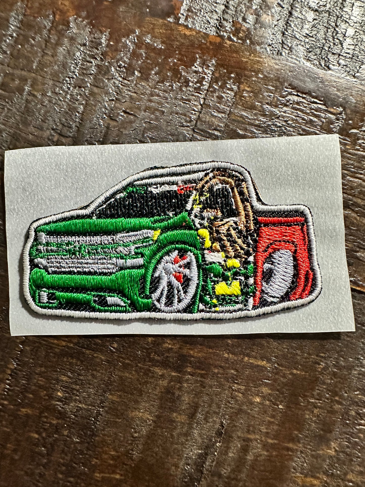 Mexican Flag Truck Embroidered Hat Patch