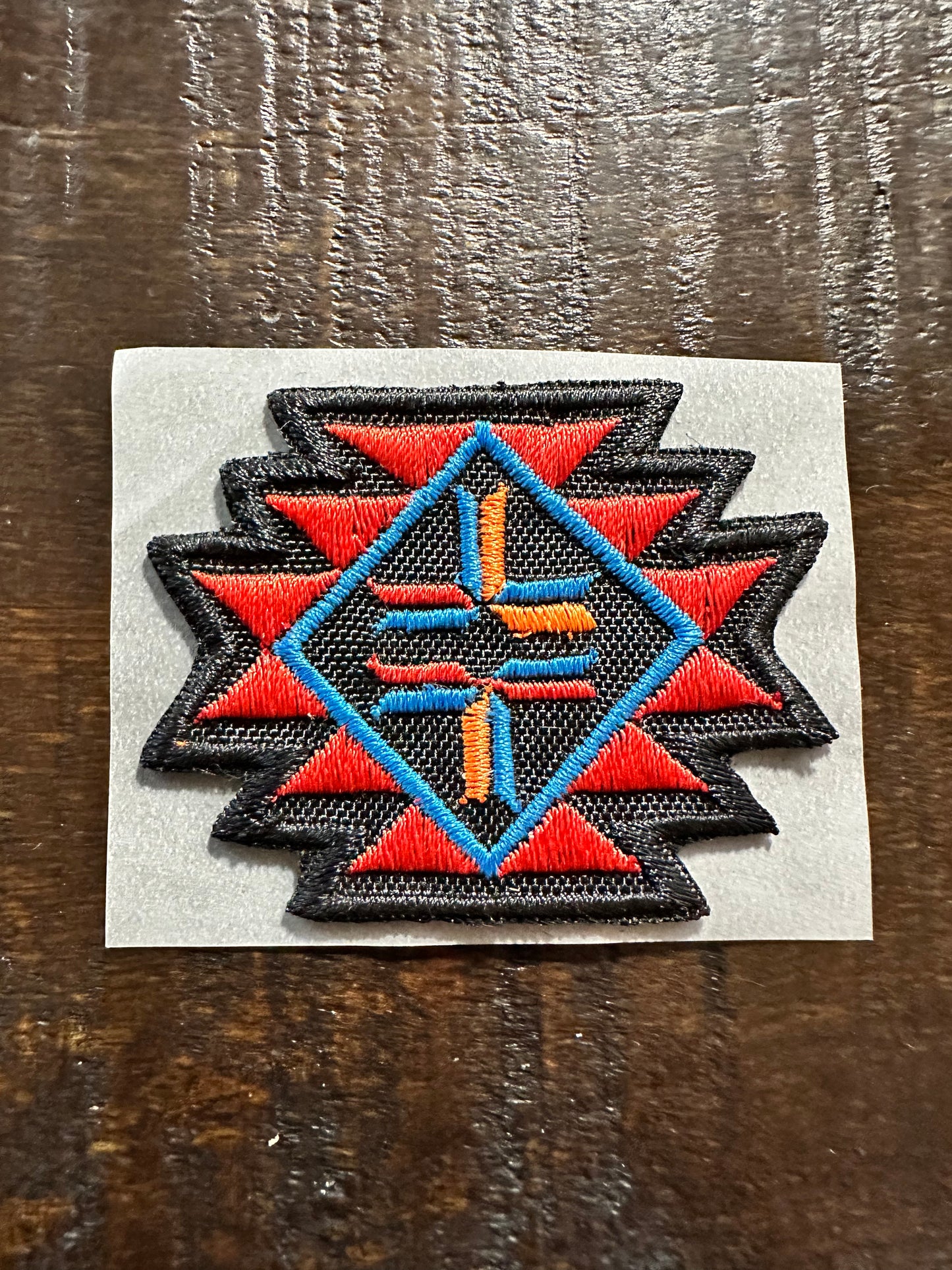 Aztec Design Embroidered Hat Patch