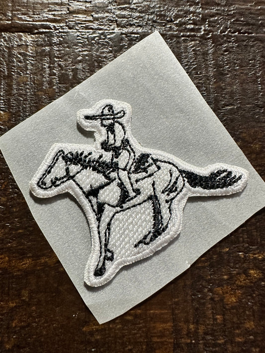 Mexican Charro Embroidered Hat Patch