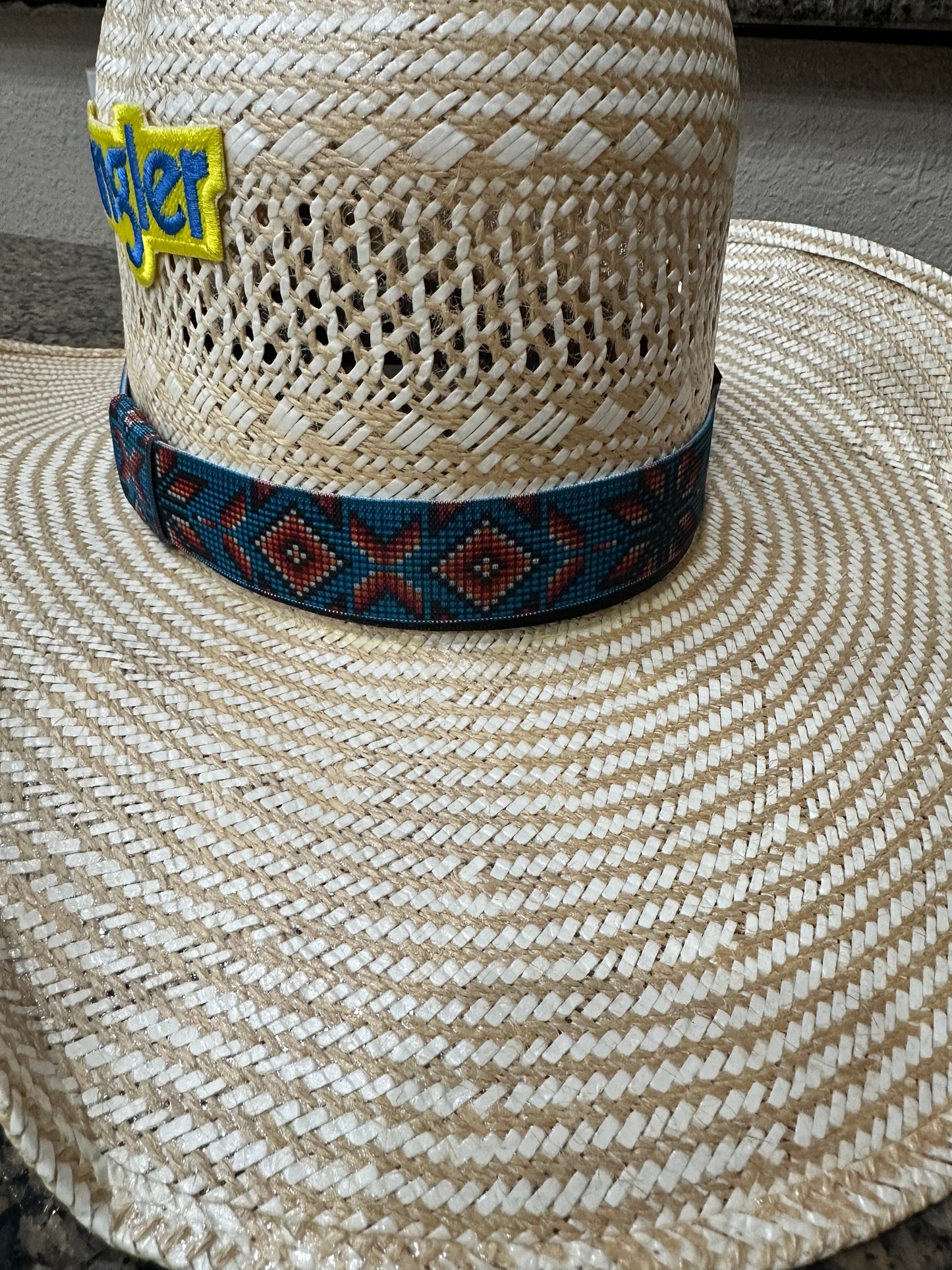 Turquoise Elastic Hat Band