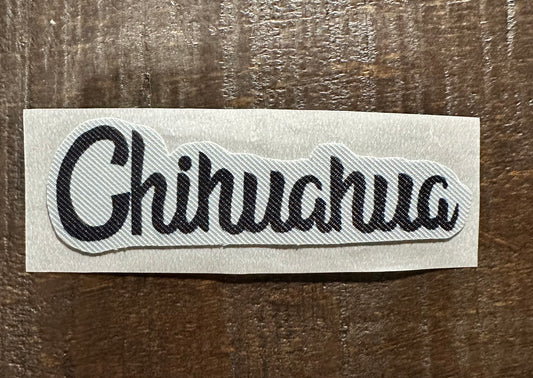 Chihuahua Printed Hat Patch