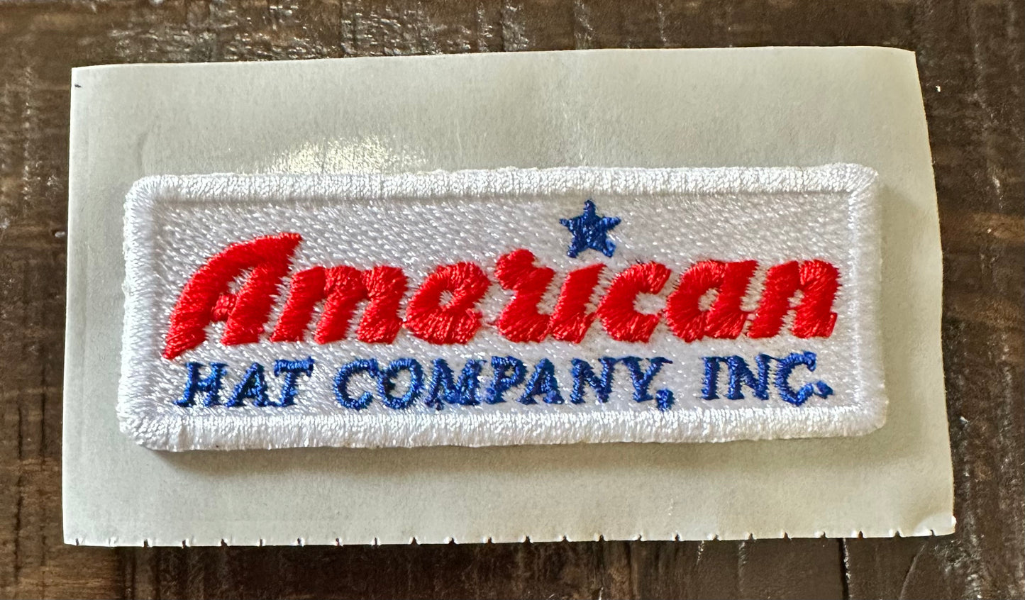 American Embroidered Hat Patch
