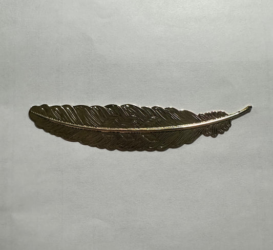 Gold Metal Feather