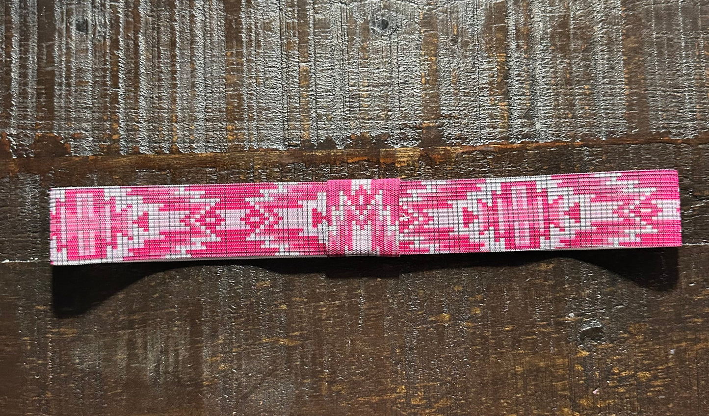 Fuchsia Elastic Hat Band