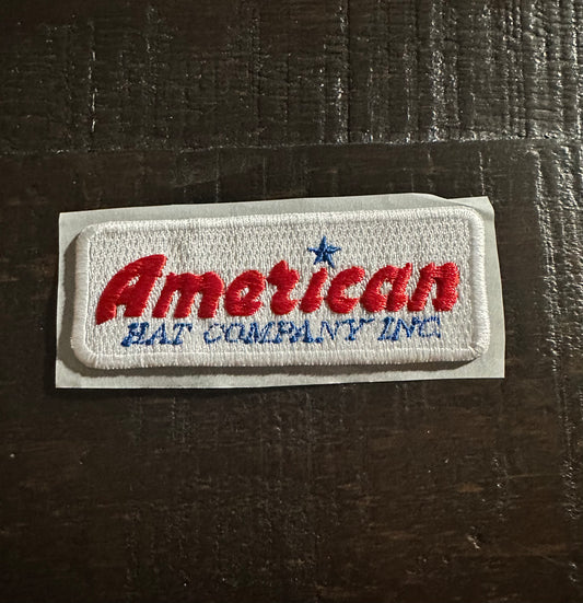 American Embroidered Hat Patch