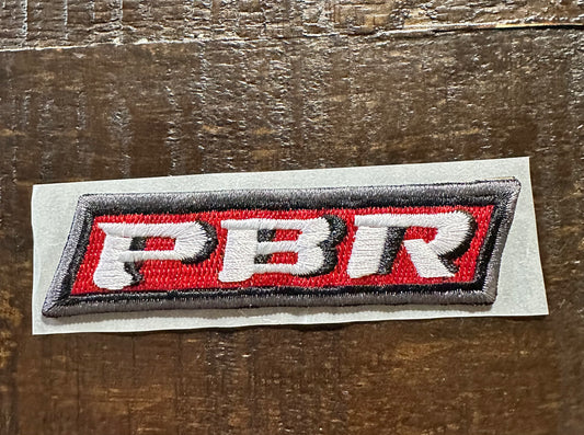 Red Bull riding Embroidered Hat Patch