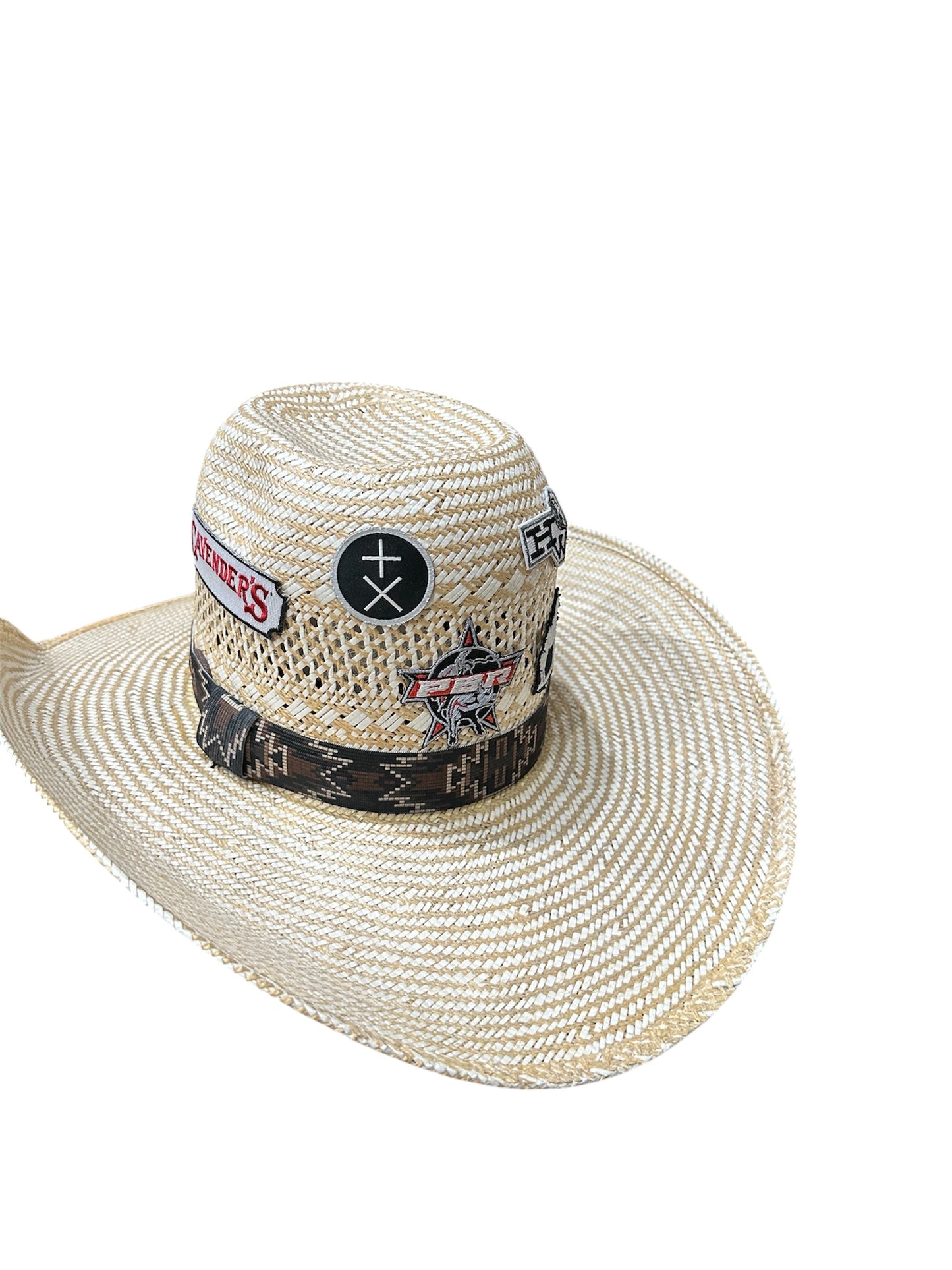 Black and Brown Elastic Hat Band