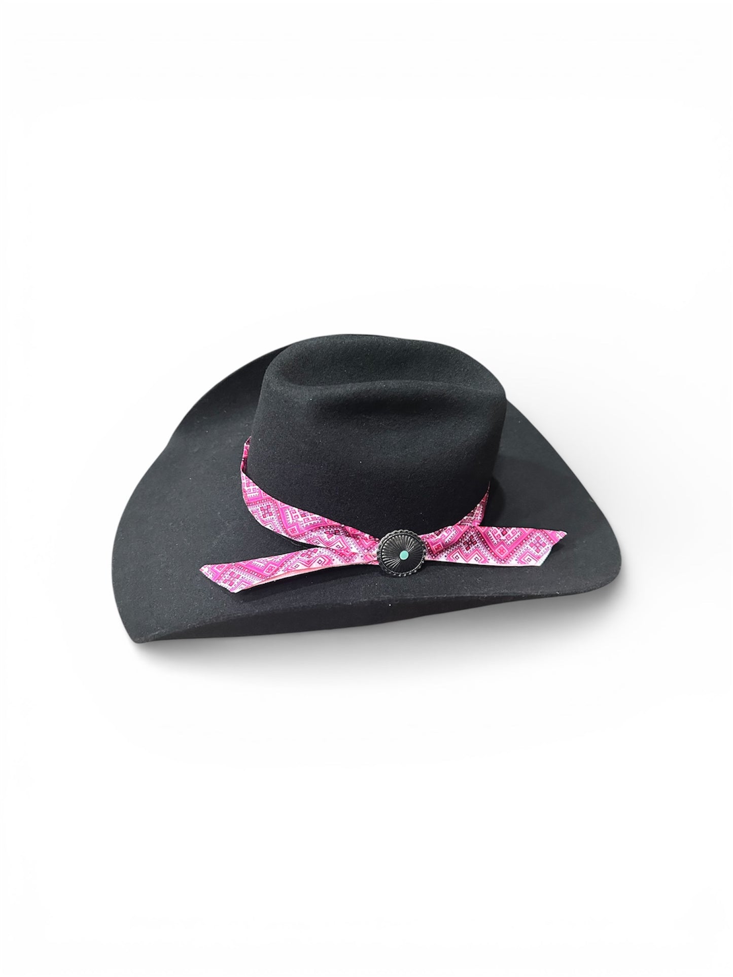 Pink Satin Hat Band