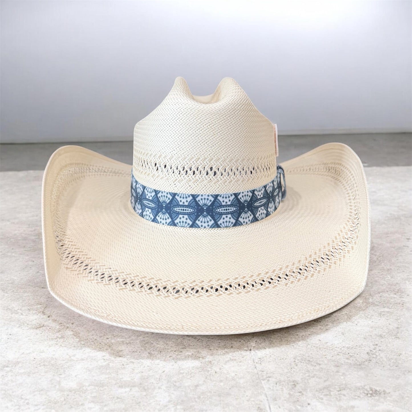 Black and White Elastic Hat Band (1.25 inch)